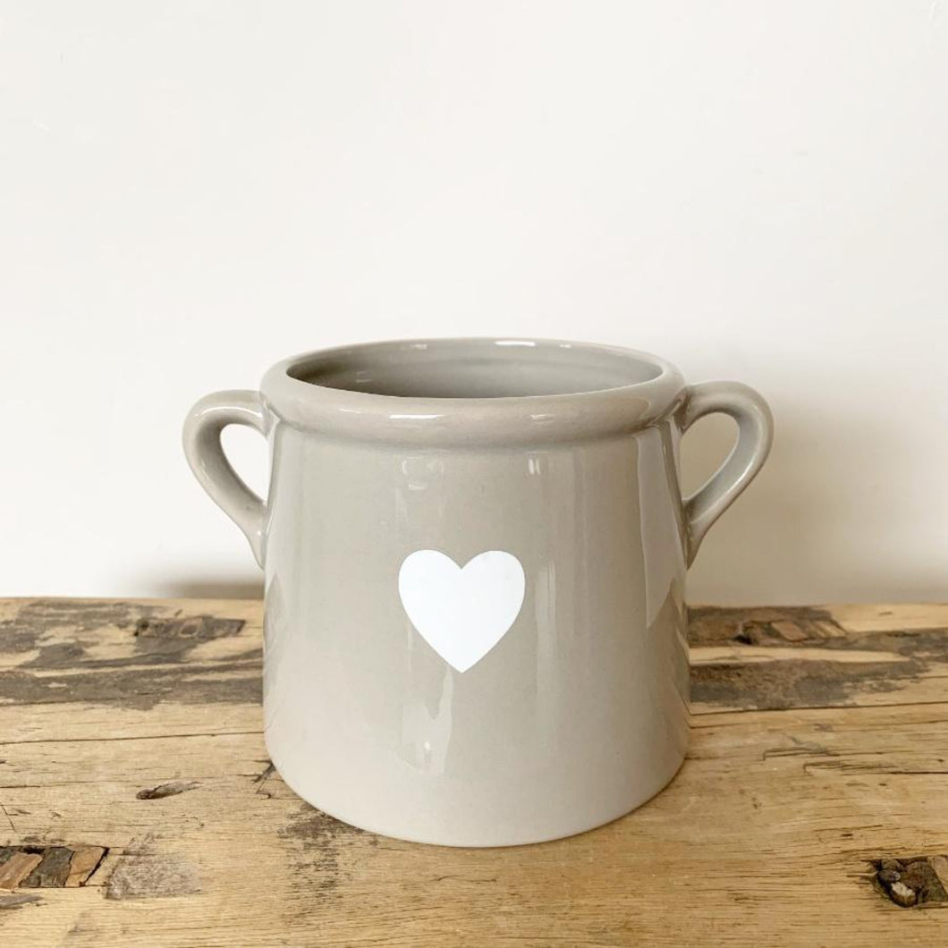 Ceramic Heart Pot